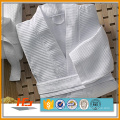 Waffle Weave Robe Kimono Hotel Spa blanco albornoz